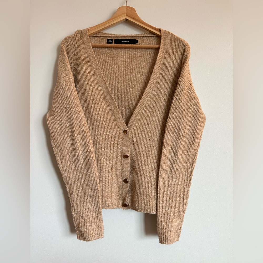 Tan cardigan